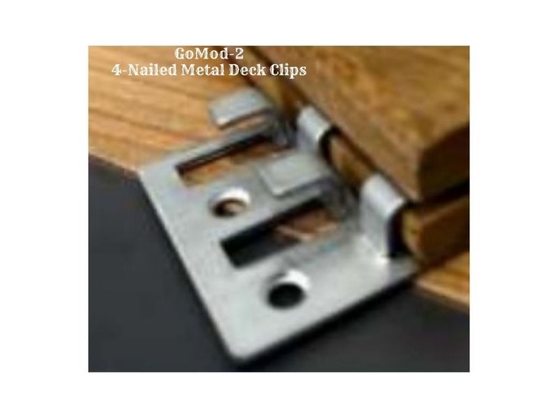 4 NAİLED METAL DECK CLİPS